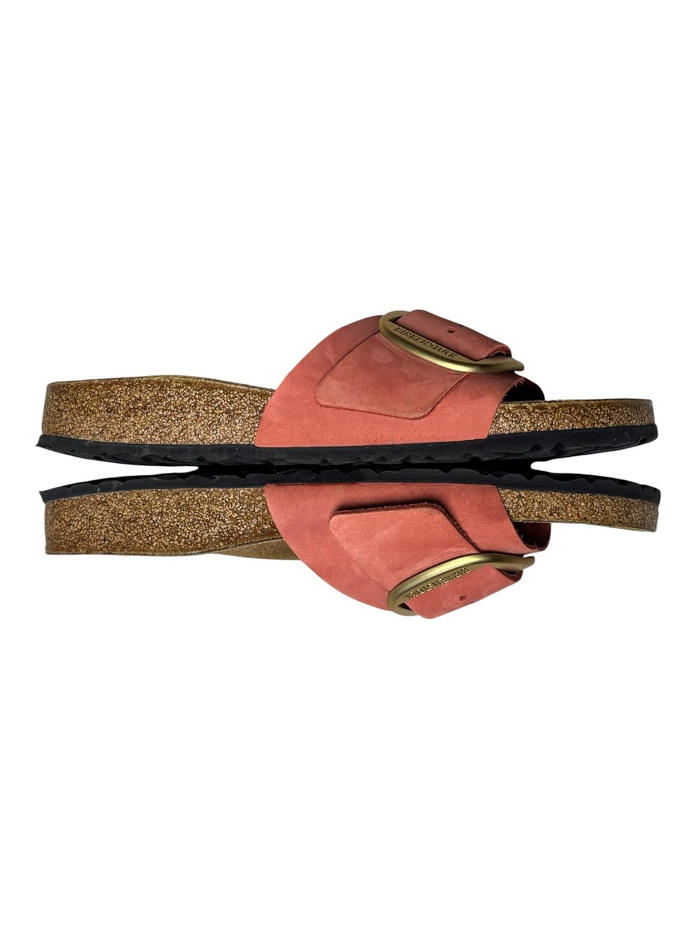 Birkenstock Madrid Big Buckle Mars Red Nubuck Leather Size 39 EU or 8-8.5 US - Picture 5 of 10
